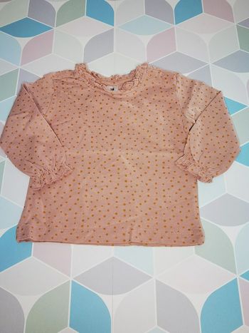 D3850 - tee -shirt fille 12 mois