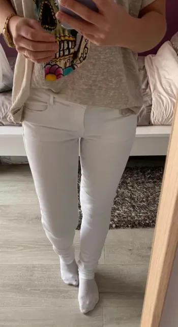 Jeans Promod Gaspard blanc