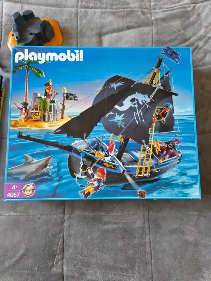 Playmobil 4067 Bateaux Pirates avec Île complet - photo numéro 2