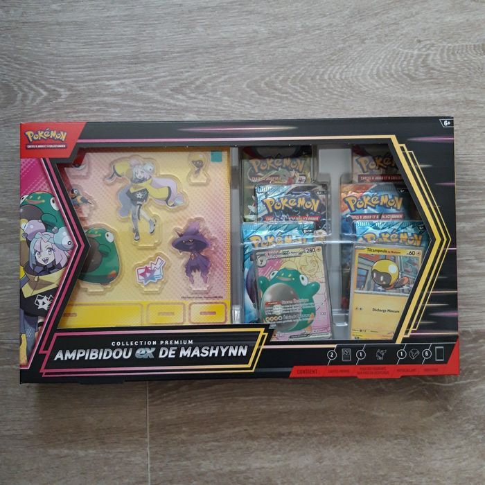 Coffret Pokémon Collection Premium Ampibidou EX de Mashynn NEUF