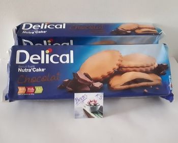 Lot 2 paquets DELICAL - NUTRA CAKE - CHOCOLAT