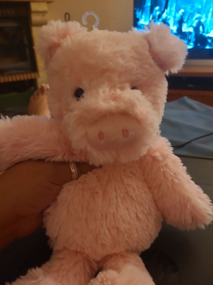 peluche cochon rose - photo numéro 4