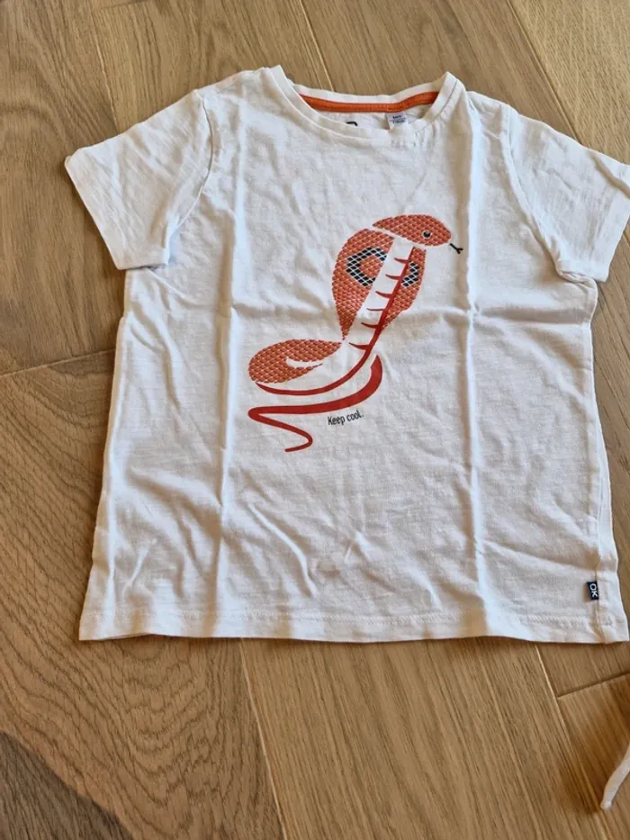 Lot 3 t-shirt fille Okaidi et Tex - photo numéro 6