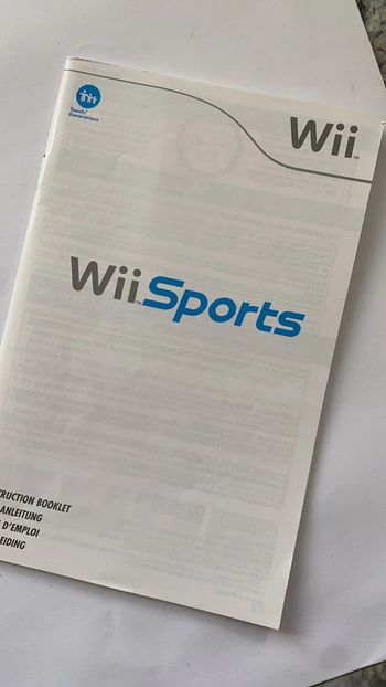 Notice wii sports