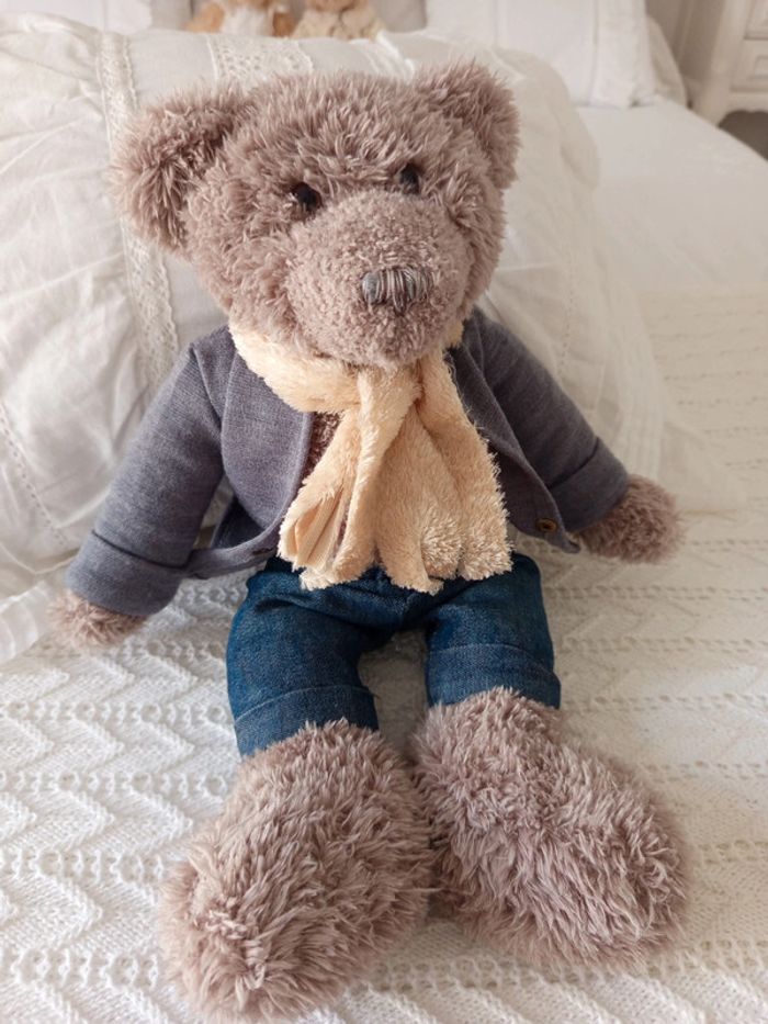 Ourson style vintage jean et veste - photo numéro 2