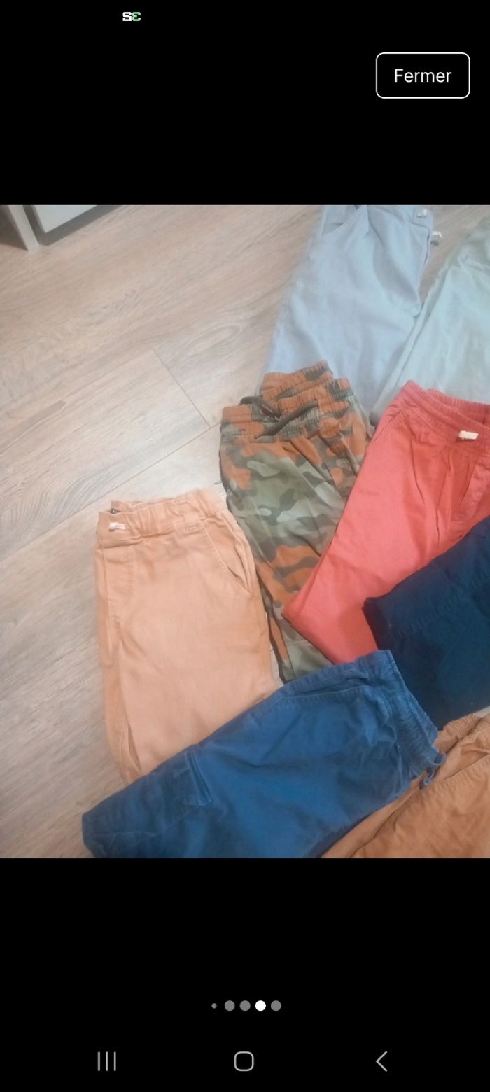 Lot 9 pantalons garçon 12 ans - photo numéro 5