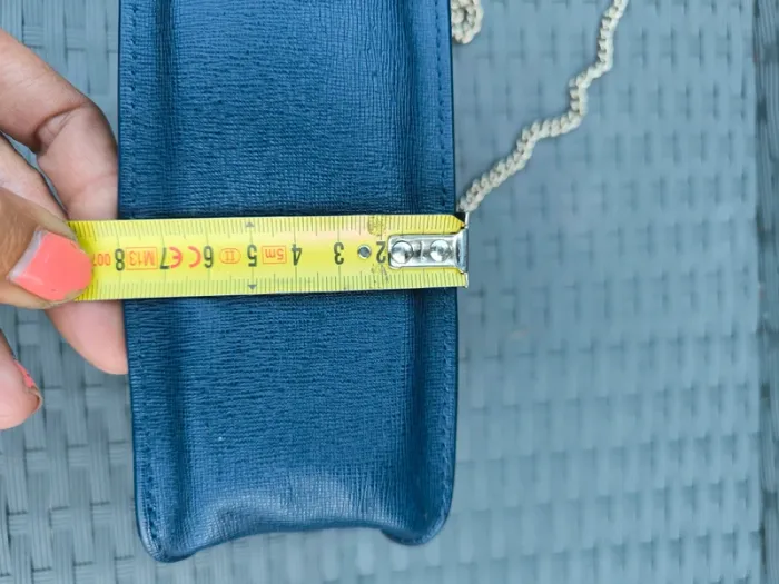 Petit sac bandoulière chaîne Furla Metropolis Bleu - photo numéro 13