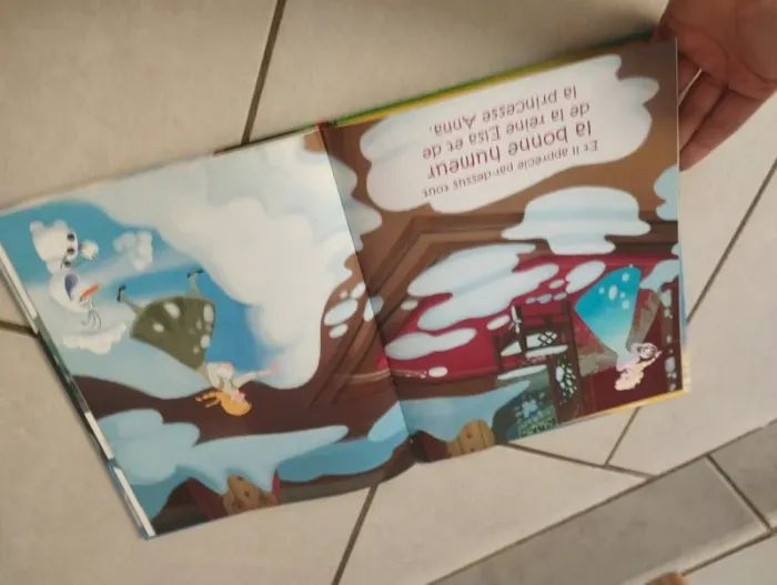 Livre Olaf reine des neiges Disney - photo numéro 4