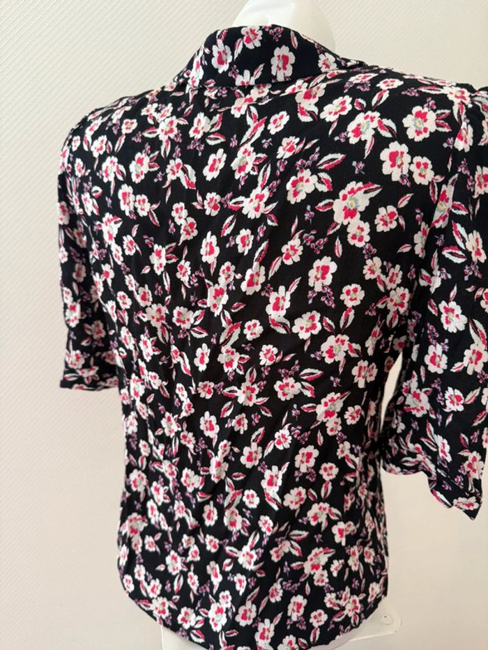 Blouse à fleur en très bon état taille S pimkie - photo numéro 4