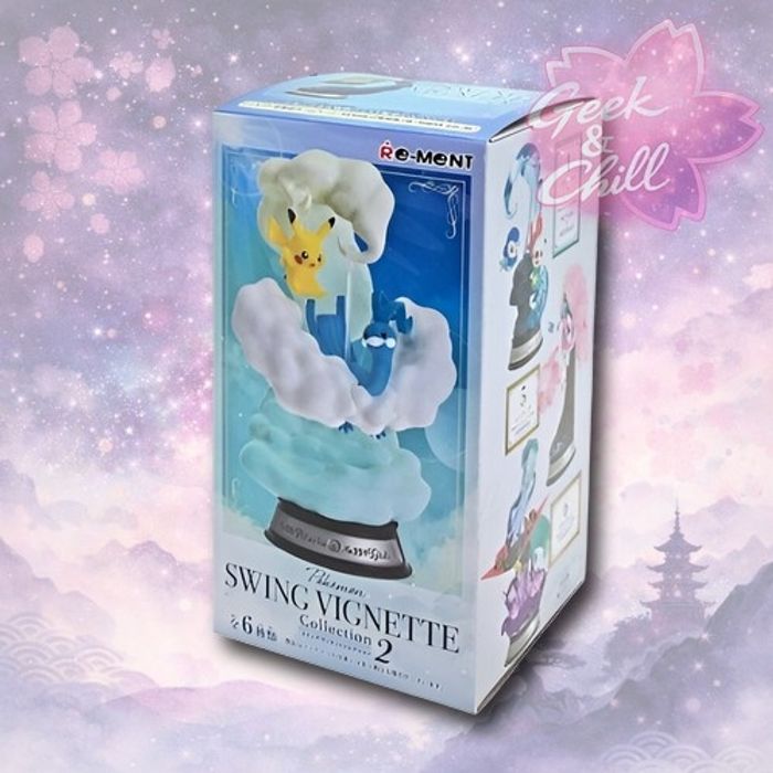 Figurine Re-Ment Pokémon - Swing Vignette 2 - Pikachu et Altaria - photo numéro 2