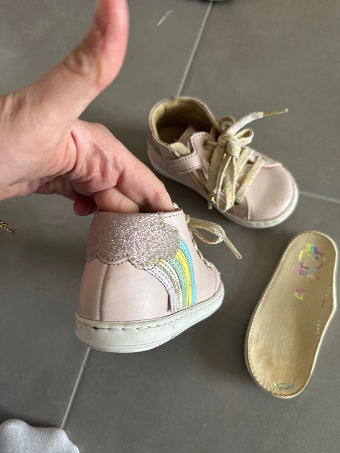 Shoo pom chaussure rose arc en ciel t21 - photo numéro 2
