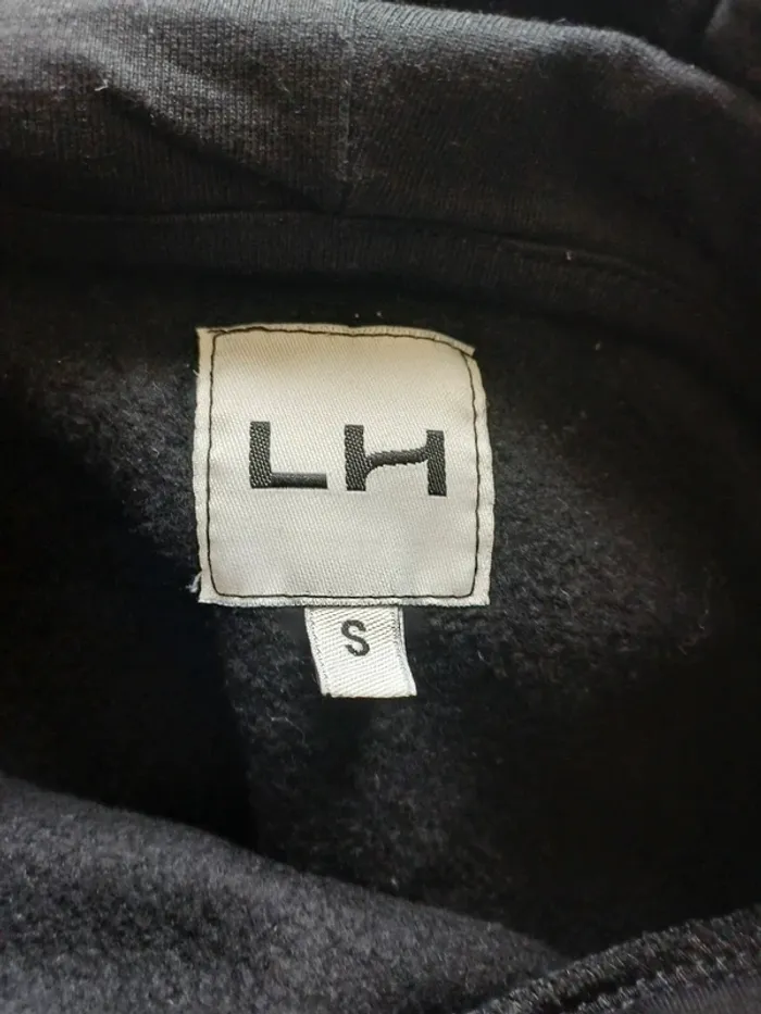 Sweat-shirt à capuche noir - photo numéro 3