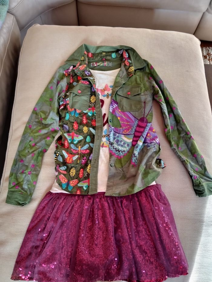 Robe Desigual fille 10 ans - photo numéro 7