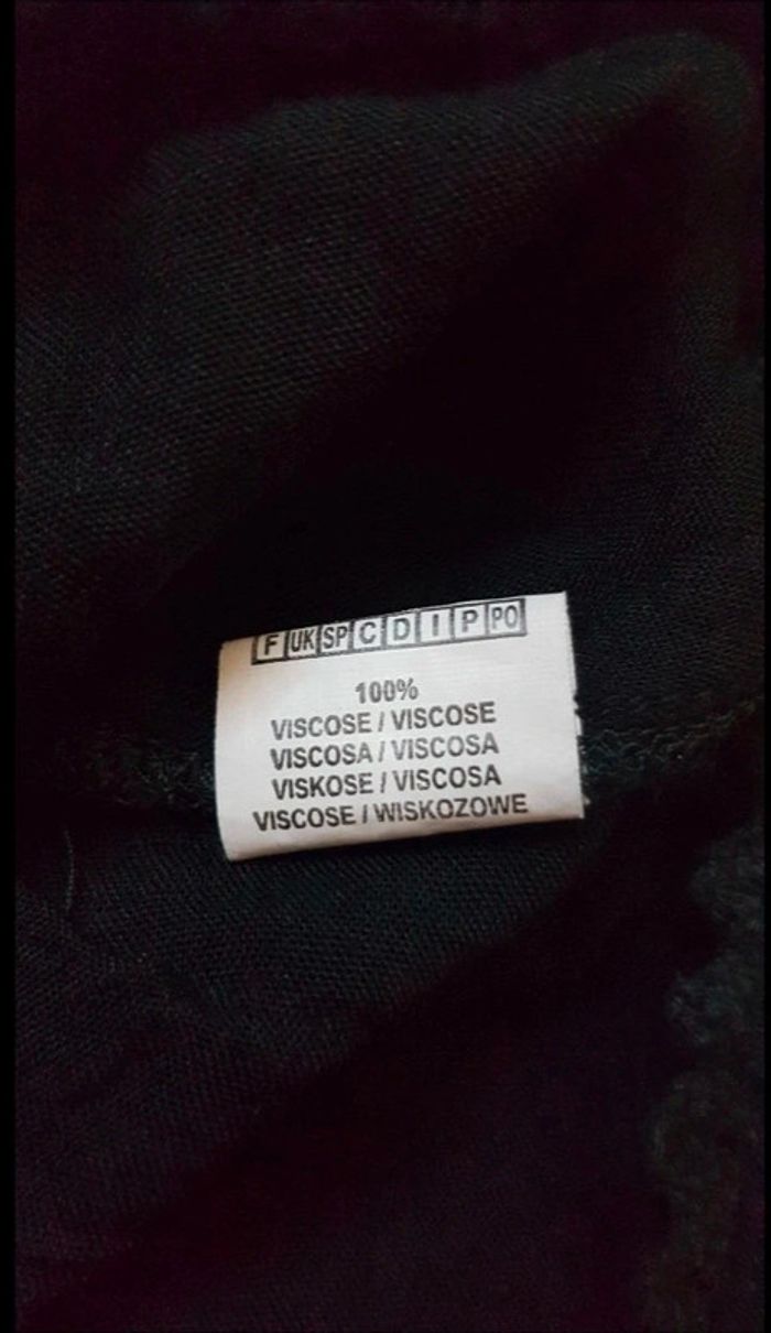 Robe Noire légère Viscose 40 - photo numéro 8
