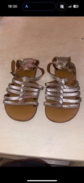 Sandales argenté Taille 26