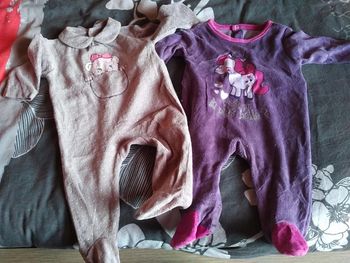Lot pyjama velours 1 mois