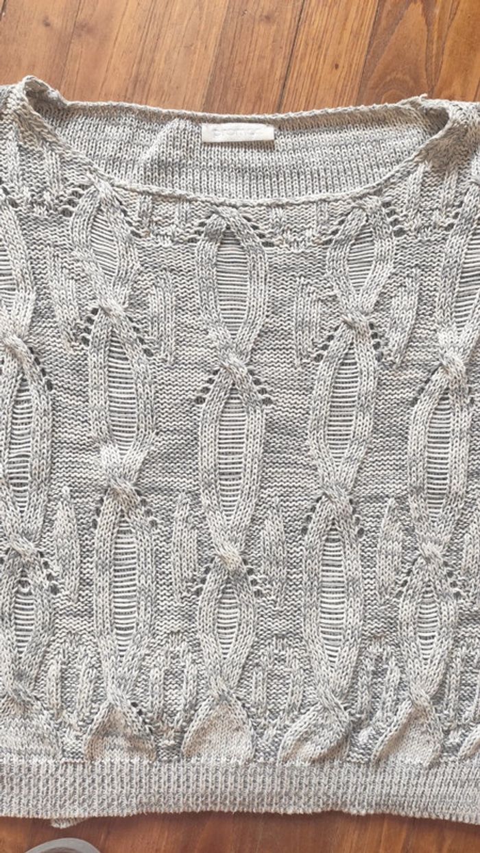 Pull gris - photo numéro 5