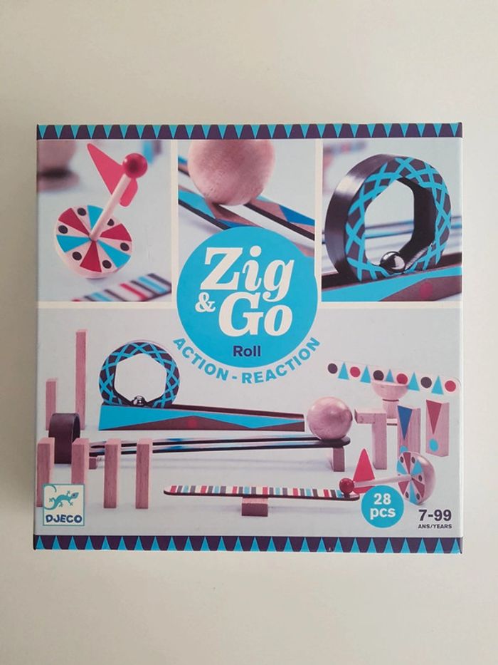 Zig & Go Roll action-réaction en bois Djeco - photo numéro 2