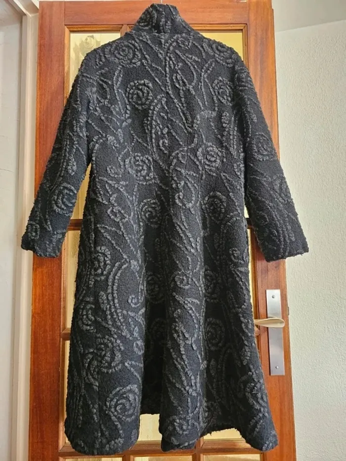 Manteau Femme Hétéroclite - Taille 3 (40 FR) - Motifs Originaux - Très Bon État - photo numéro 2