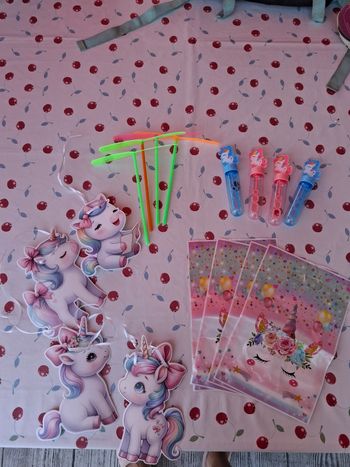 Décoration anniversaire Licorne