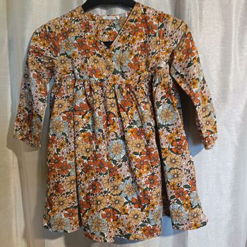 robe fleurie de Boutchou 2 ans réf R517 A3