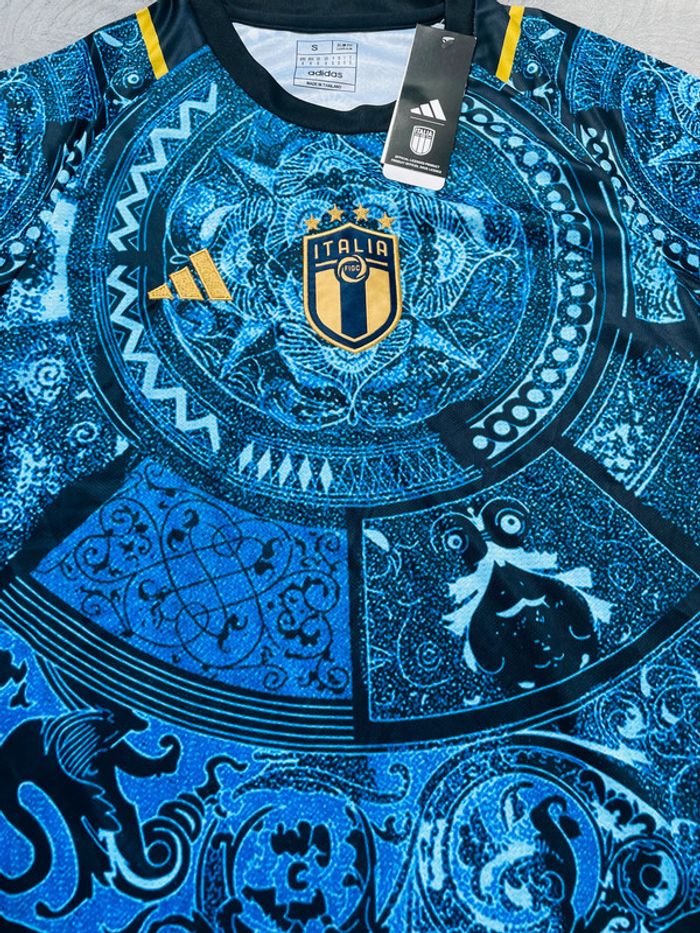 Maillot concept foot Italie bleu motif taille S - photo numéro 4