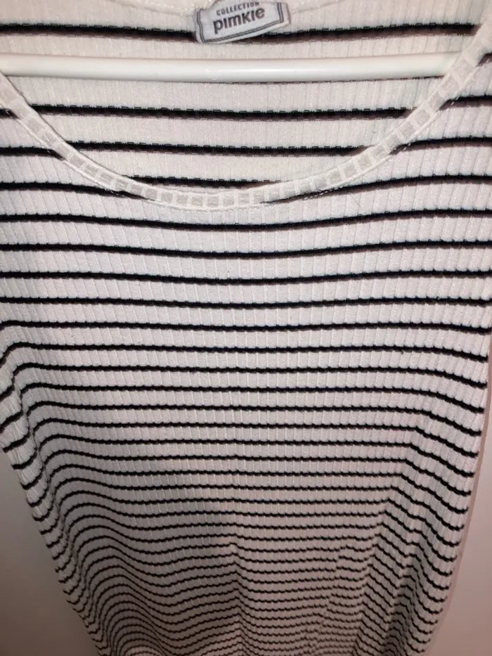 Robe à bretelle marinière - photo numéro 3