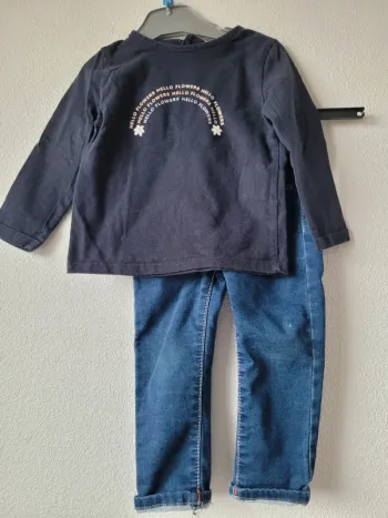 Ensemble jegging pull fin manche longue 18 mois