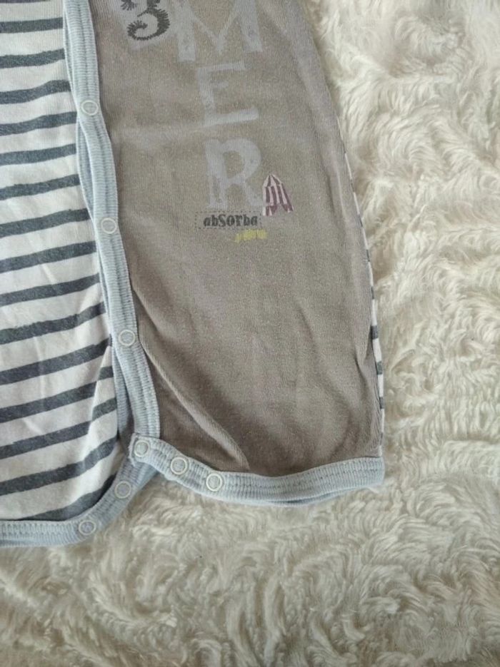 Barboteuse Combinaison été Garçon 6 mois "La mer" Absorba 100% coton - photo numéro 6