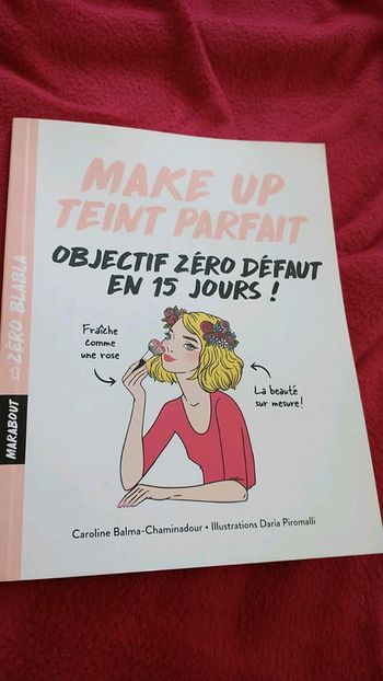 Livre make-up teint parfait zéro blabla objectif zéro défaut en 15 jours