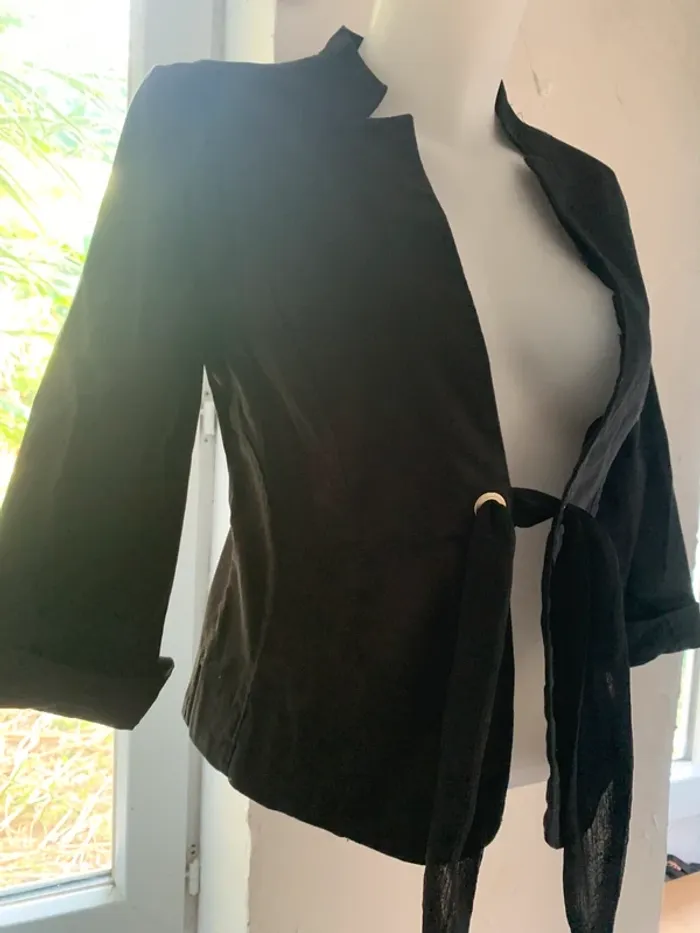 Blazer noir attaché original Jacqueline Riu taille 42 - photo numéro 6