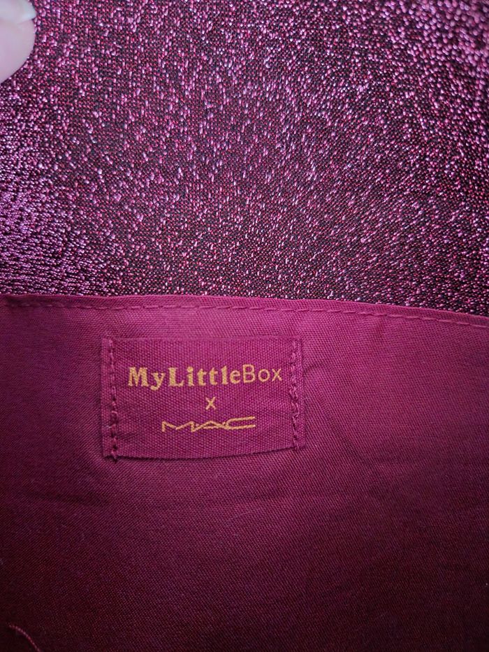 💜 Pochette en velours/suédine pour soirée - My Little Box x MAC - photo numéro 6
