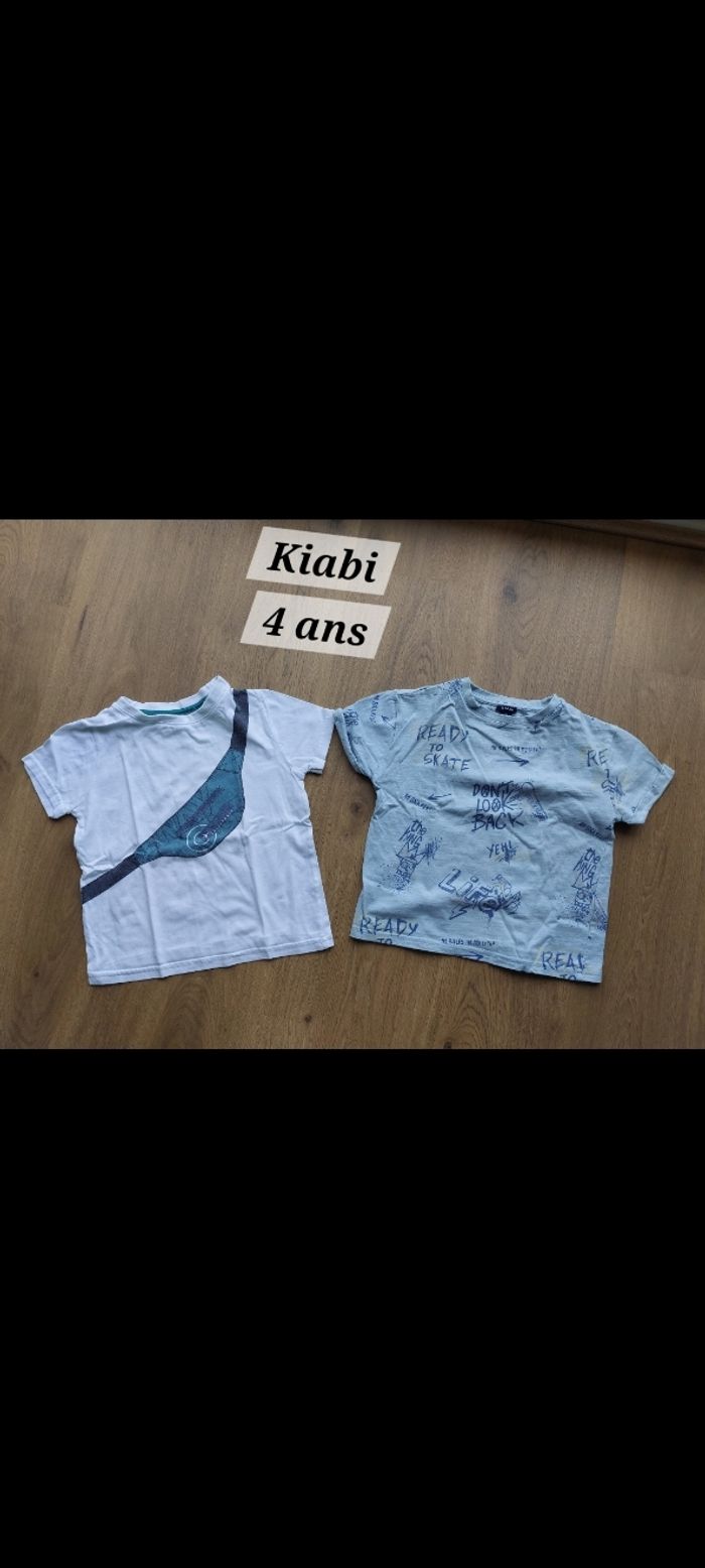 Lot de 2 tee-shirts Kiabi 4 ans