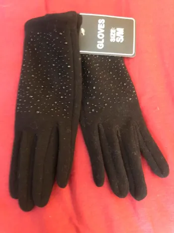 Gants strass