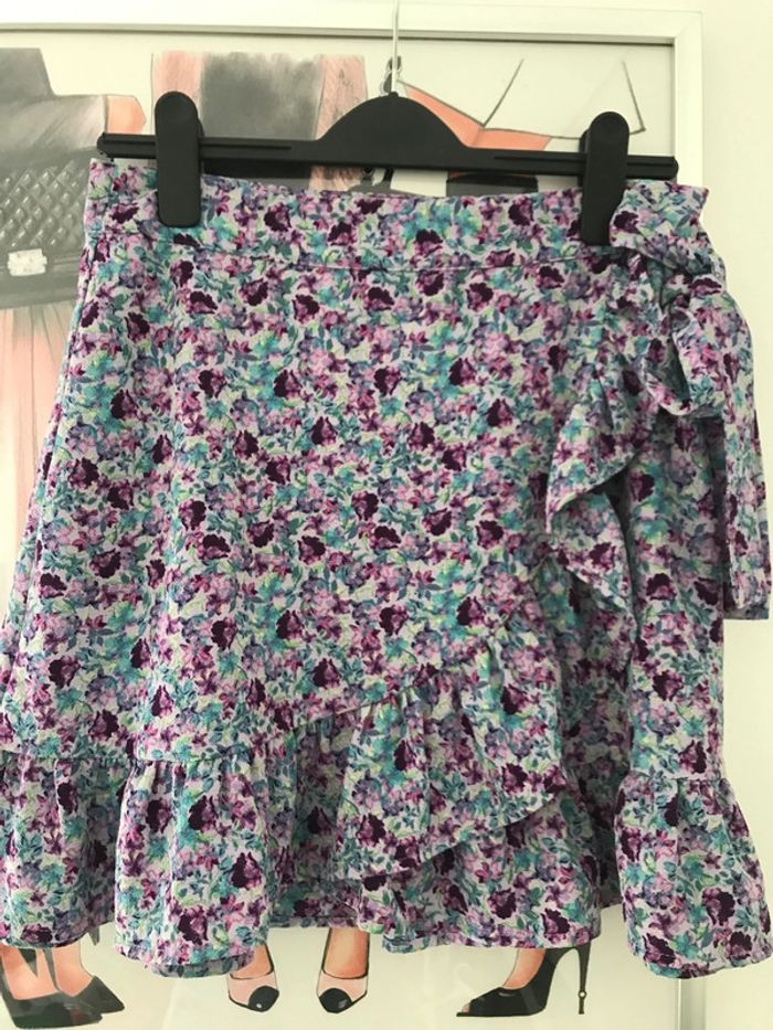 Jupe fleurs liberty 38