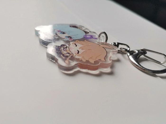 Porte-clés Genshin impact Ayaka & Aether - photo numéro 3