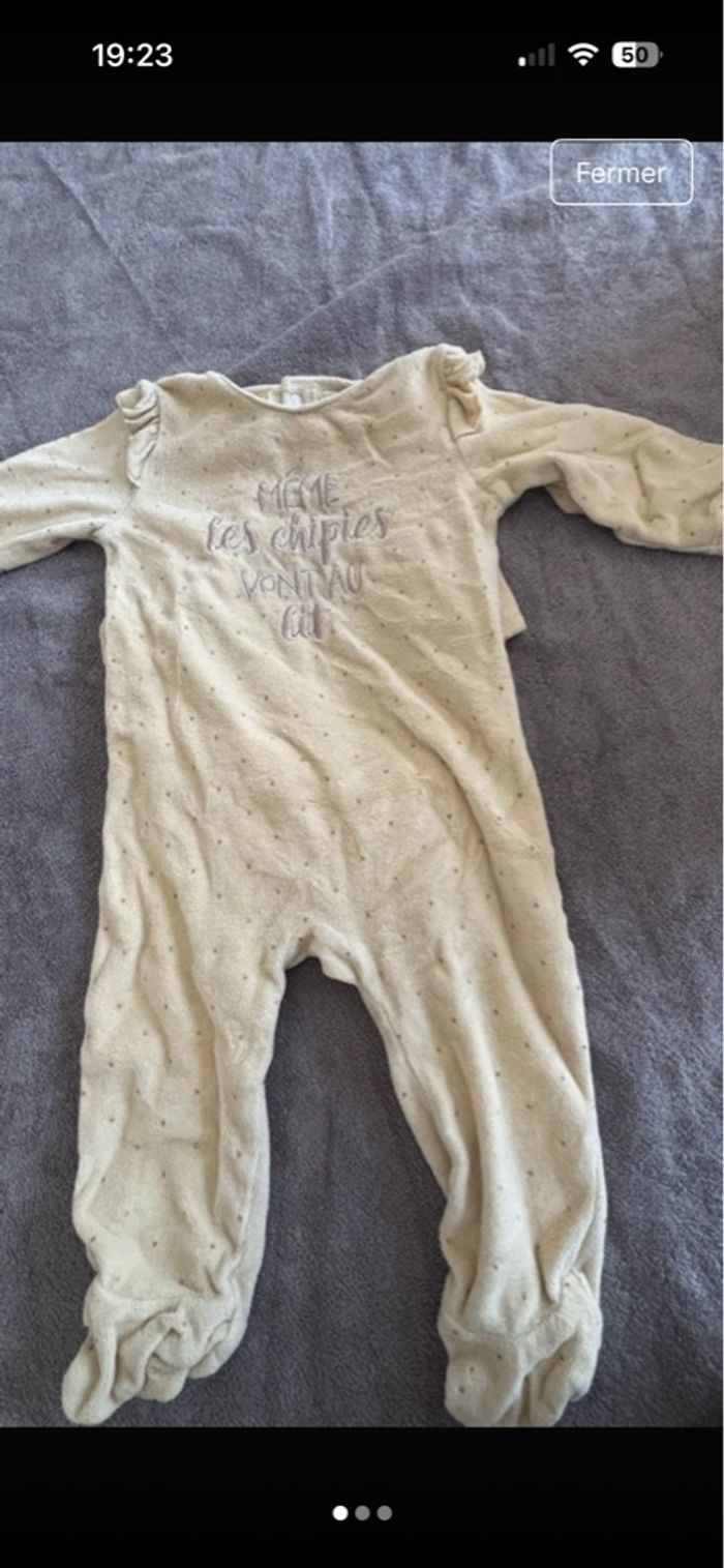Pyjamas une piece GEMO - photo numéro 1