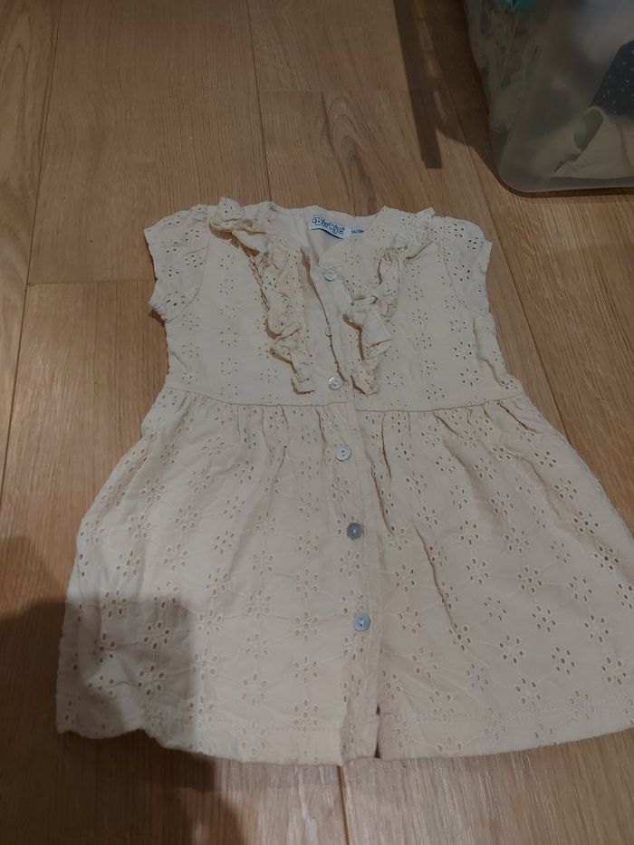 Ensemble robe beige 9mois