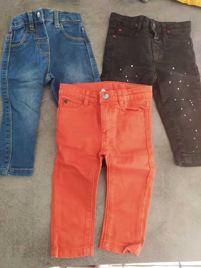 Lot pantalons garçon 12 mois
