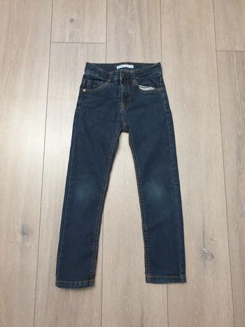 Jeans bleu slim. Fille 7 ans. Marque Gémo