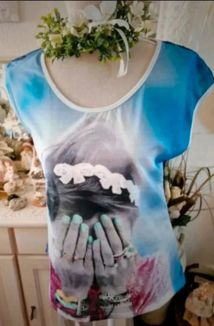T-shirt dos dentelle Mim Taille M Neuf