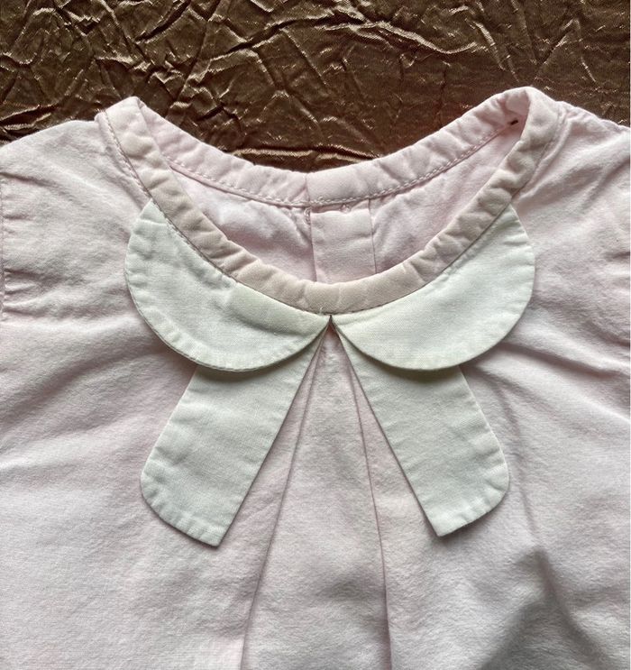 Ensemble Jacadi 6 mois chemisier et short à noeuds - photo numéro 3