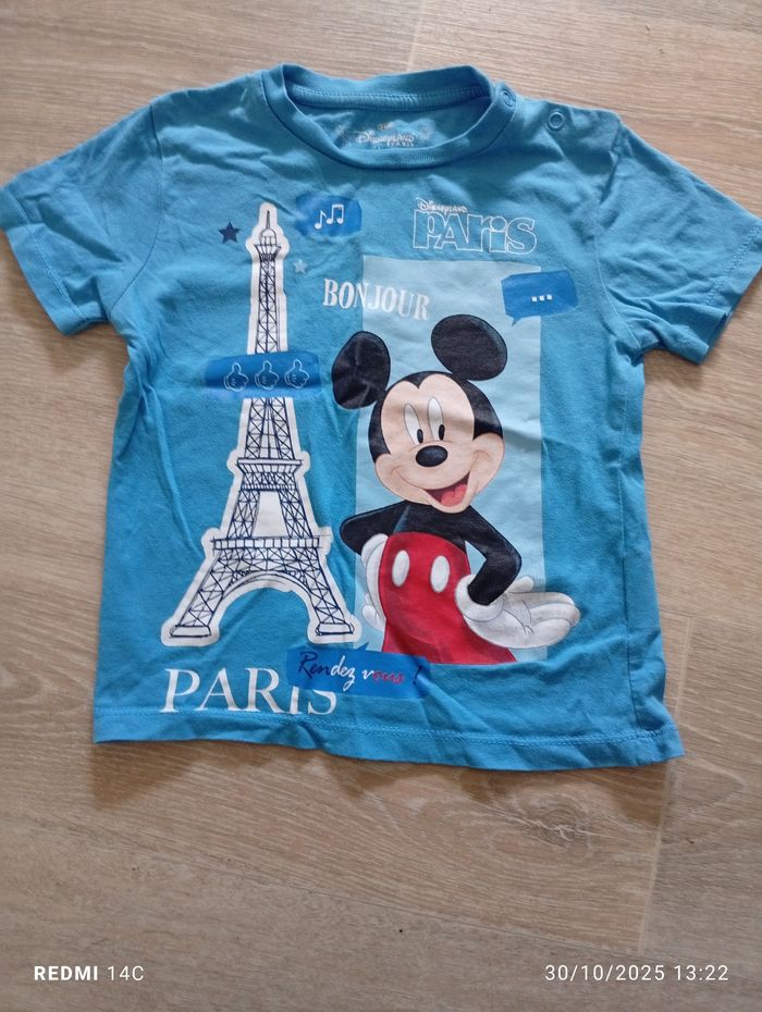Tshirt bleu Mickey
