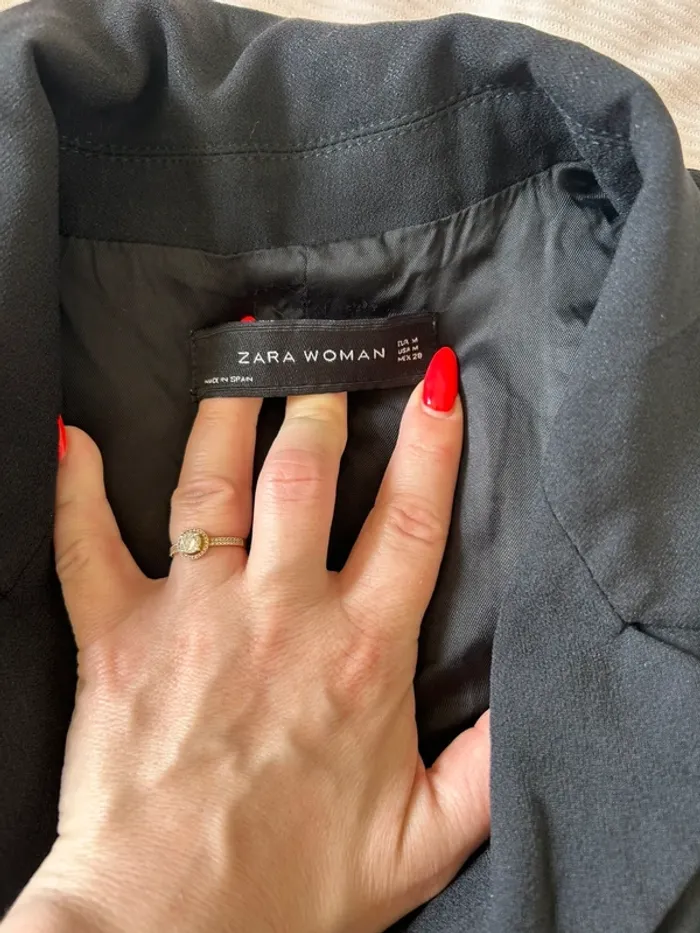 Blazer, Zara, noir taille M - photo numéro 3