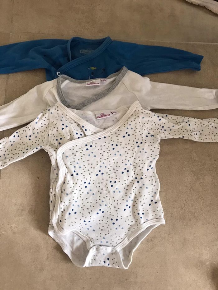 Lot de 4 bodies pomettes