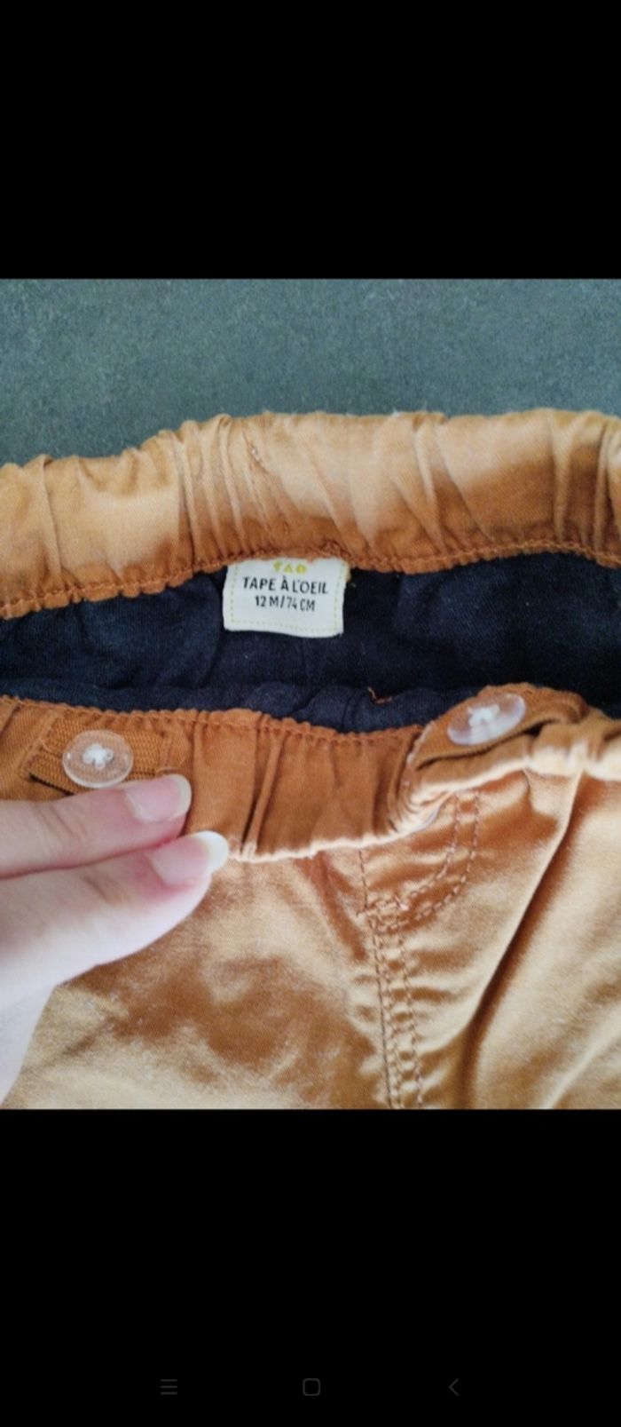 Pantalon bébé garçon 12 mois - photo numéro 2