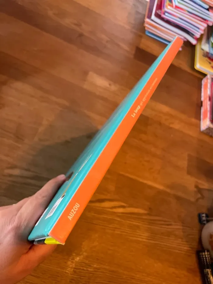 Livre couverture molletonné Mes grands Albums Le loup qui apprivoisait ses émotions - photo numéro 2