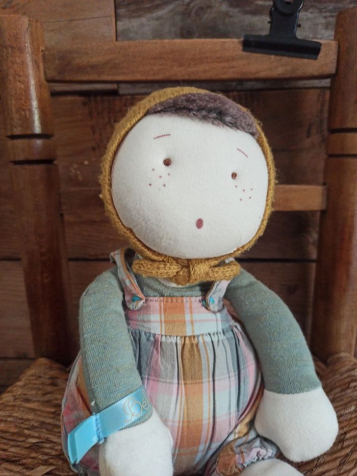 Peluche les coquettes moulin roty boy doll - photo numéro 4