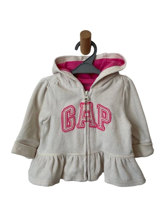 Veste à capuche rose - baby GAP 3-6 mois