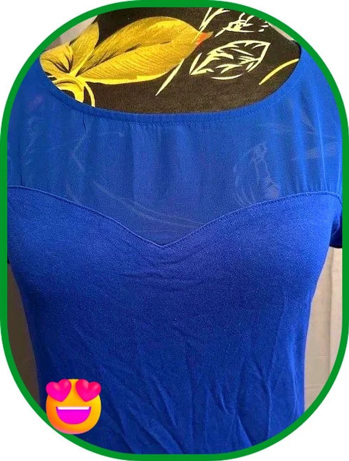 🌷super jolie top bleu*🌷 - photo numéro 2